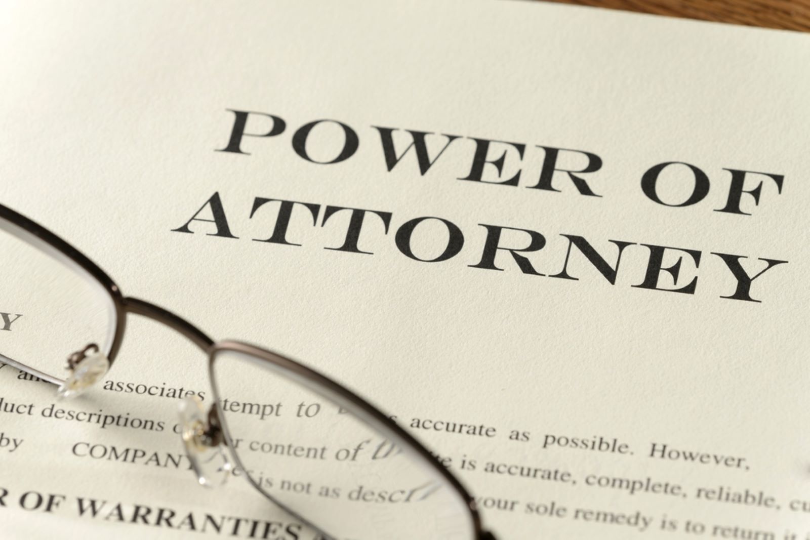 What is power of attorney?